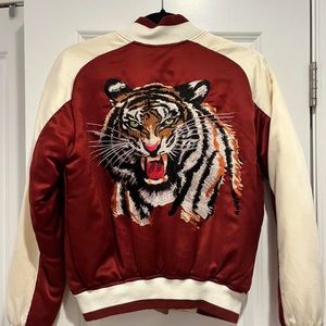 Tiger Bomber jacket from Urban Outfitters, Small